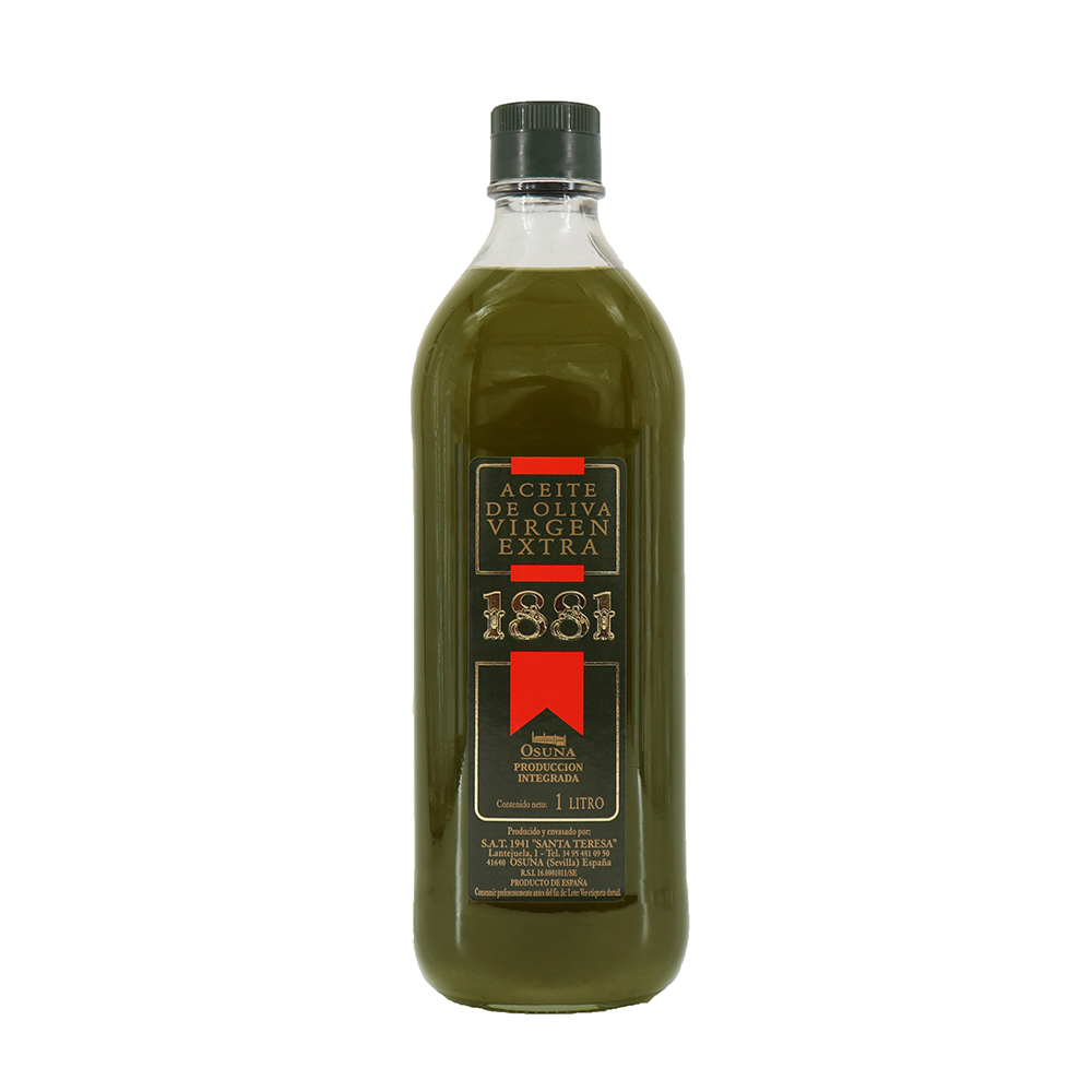 Comprar Aceite de Oliva Virgen Extra. Botella de cristal 1 lt. - Aceite1881