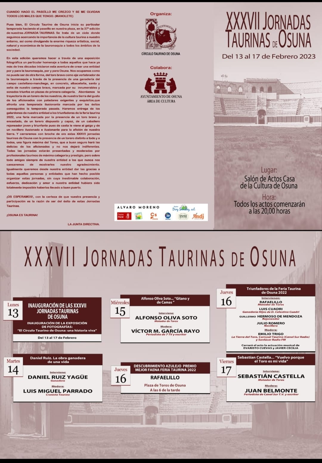 XXXVII Jornadas Taurinas de Osuna - Aceite 1881